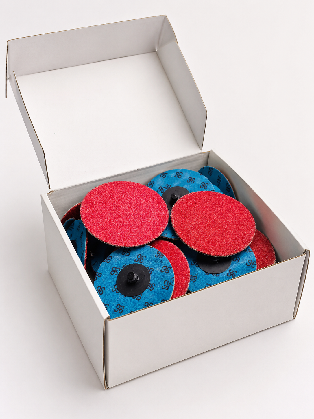 Ceramic Discs - 75mm 36, 60, or 120 Grit (BOX OF 50 + FREE HOLDER)
