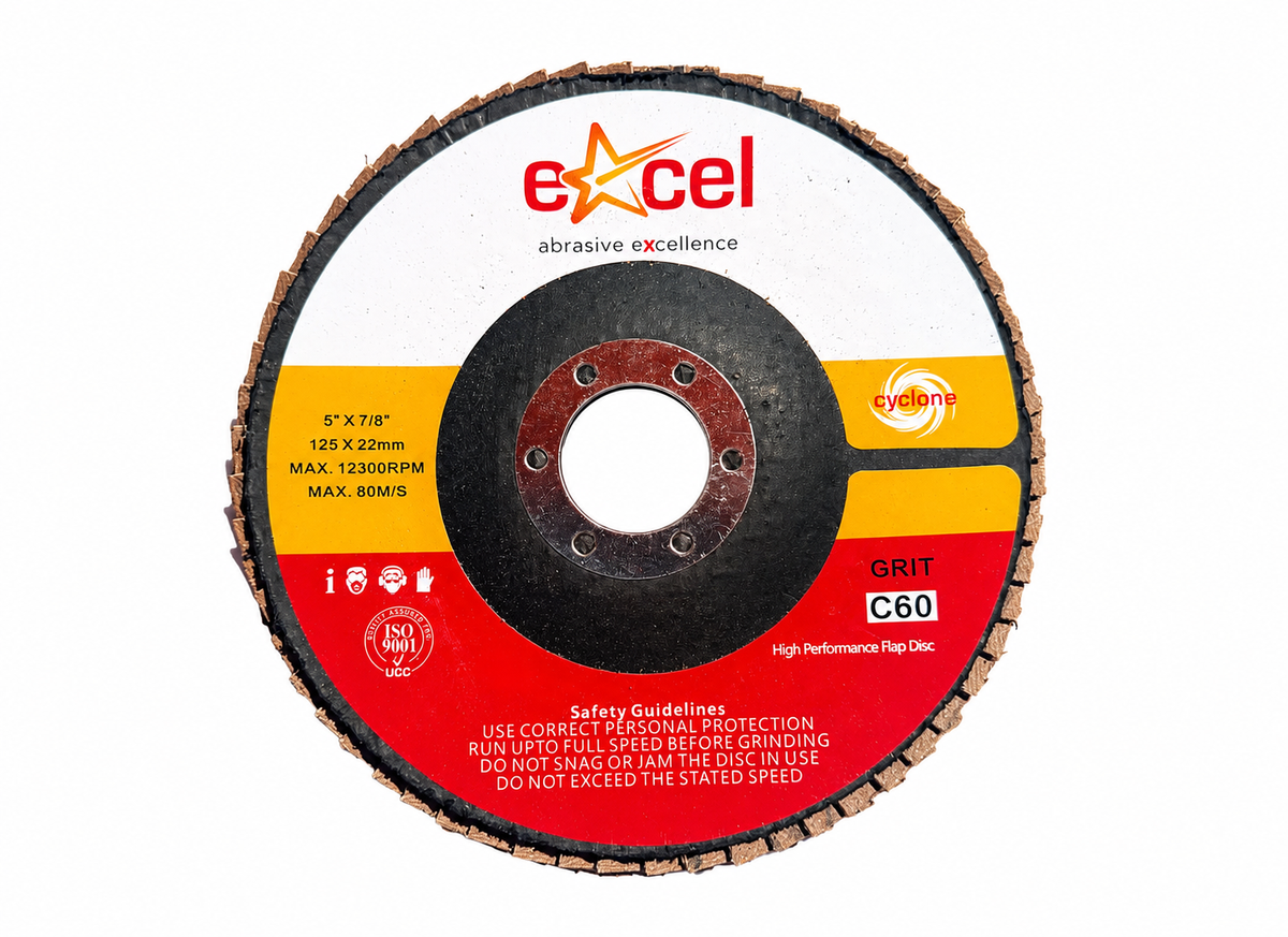 High Performance Ceramic Flap Disc - 125mm 60 Grit Single